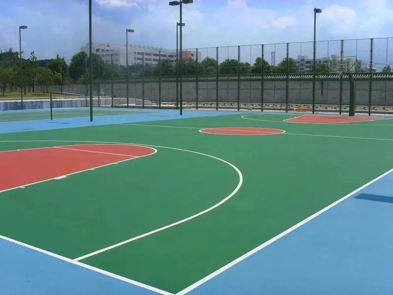 硅PU球場溫度縫處理方式